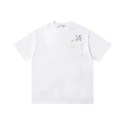 Loewe Embroidered Logo Short Sleeve T-Shirt
