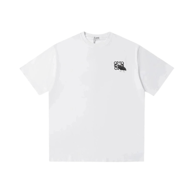 Loewe Embroidered Logo Short Sleeve T-Shirt