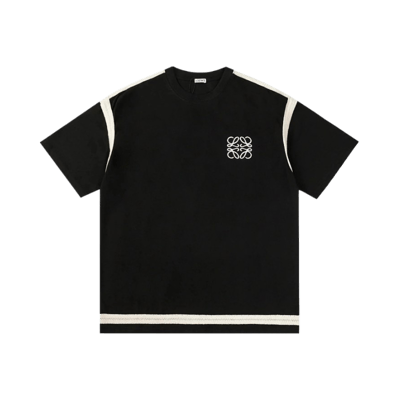 Loewe Embroidered Logo Short Sleeve T-Shirt