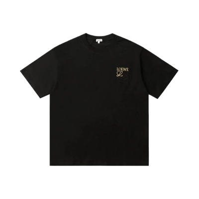 Loewe Embroidered Logo Short Sleeve T-Shirt