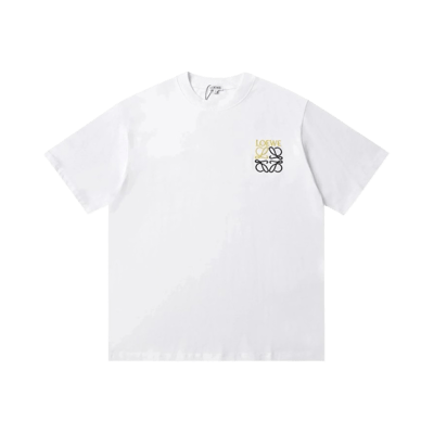 Loewe Embroidered Logo Short Sleeve T-Shirt