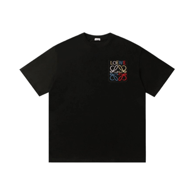 Loewe Embroidered Logo Short Sleeve T-Shirt