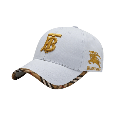 Luxury Designer Baseball Cap with Monogram Print and Embroidered Logo