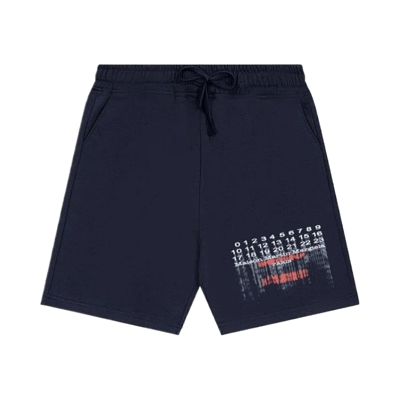 Maison Margiela Men's Logo Patch Drawstring Shorts