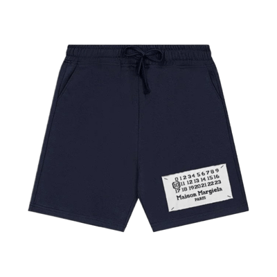 Maison Margiela Men's Logo Patch Drawstring Shorts