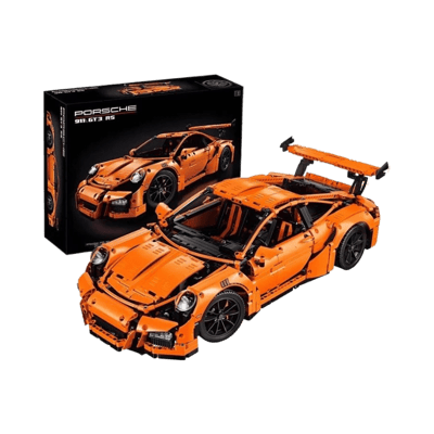 Mechanical Group High Fidelity 911 GT3RS Sports Car Racing Assembled Building Block Toy
