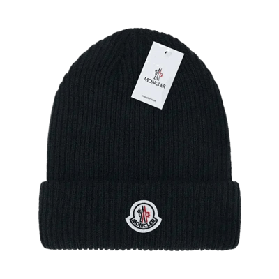 Moncler Coarse Knit Beanie Hat