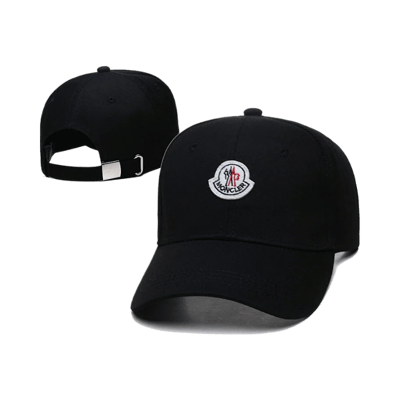 Moncler Unisex Embroidered Logo Baseball Cap - Casual Sun Protection Hat