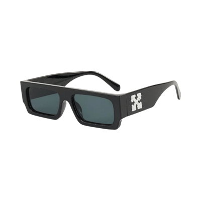 Off-White Arrows Logo Rectangular Sunglasses