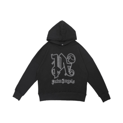 Palm Angels Pullover Hoodies Black