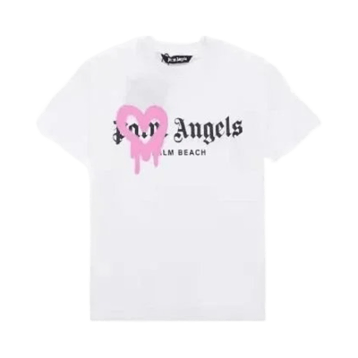 Palm Angels Teddy Bear Print Short Sleeve T-Shirt