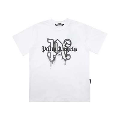Palm Angels Teddy Bear Print Short Sleeve T-Shirt