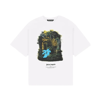 Palm Angels Teddy Bear Print Short Sleeve T-Shirt