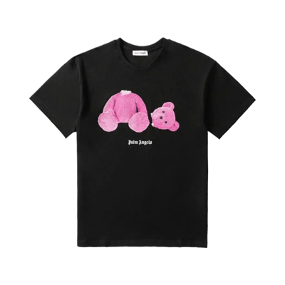 Palm Angels Teddy Bear Print Short Sleeve T-Shirt