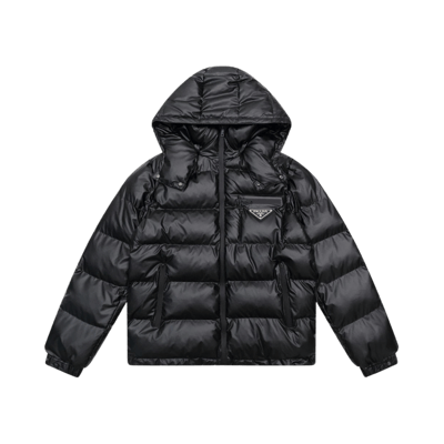 Prada Unisex Hooded Puffer Jacket