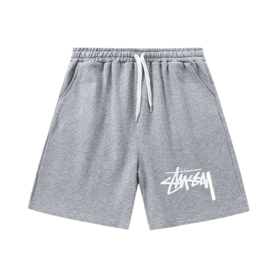 Stussy Classic Fashion Shorts Men's Casual Comfortable Drawstring Gym Shorts