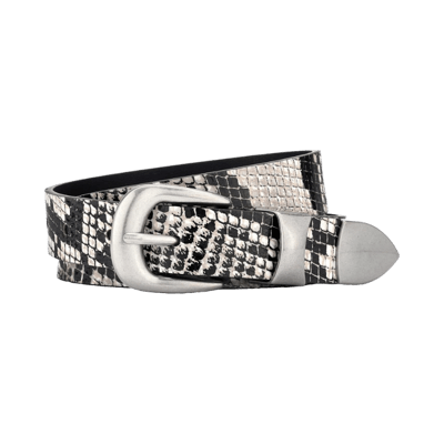 Supreme Rhinestone Floral Print Pin Buckle Belt