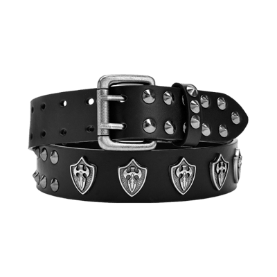 Supreme Rhinestone Floral Print Pin Buckle Belt