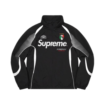 Supreme x Umbro Collaboration Zip-Up High Collar Football Jacket