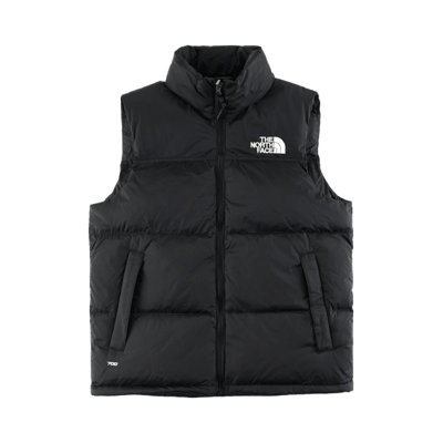 The North Face Men's Down Vest - 700 Fill Power Puffer Gilet in Black, Navy, Green, and Orange