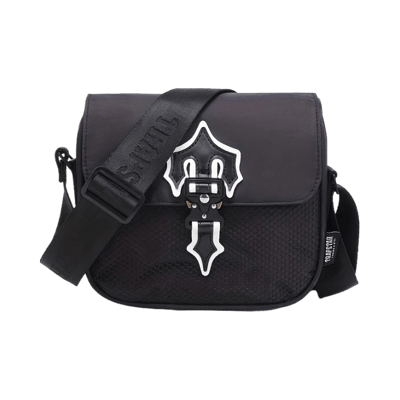 Trapstar Messenger Bag Unisex Shoulder Crossbody Bag with Logo Hardware