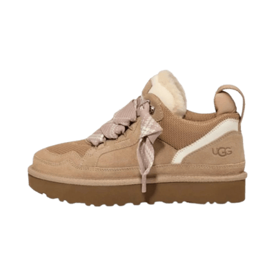 UGG Retro Cotton Padded Sneakers with Shearling Lining and Thick Sole