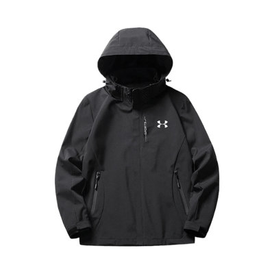 Under Armour Men's Waterproof Windbreaker Hooded Outdoor Jacket